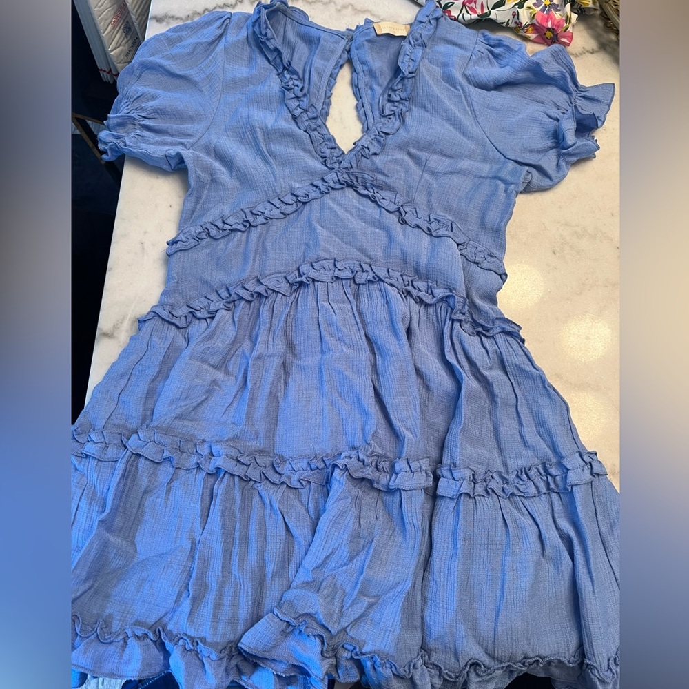 ALTAR'D STATE Elegant Blue Dress